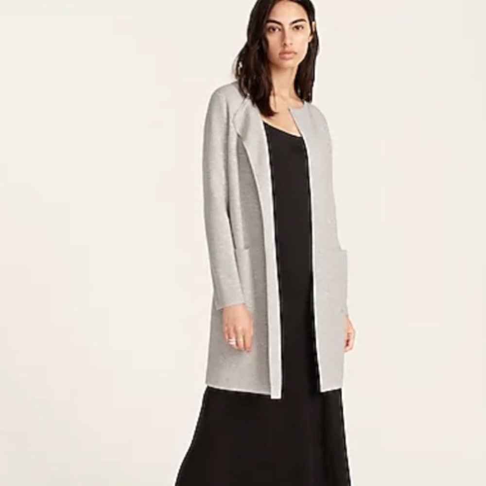 J. Crew collarless sweater-blazer | LIKE NEW